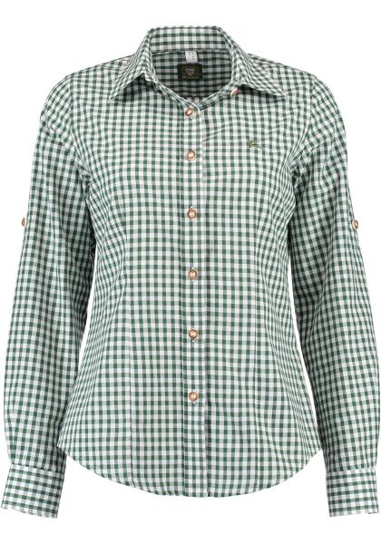 OS Trachten Trachtenbluse Qorru Taillierte Langarmbluse günstig online kaufen