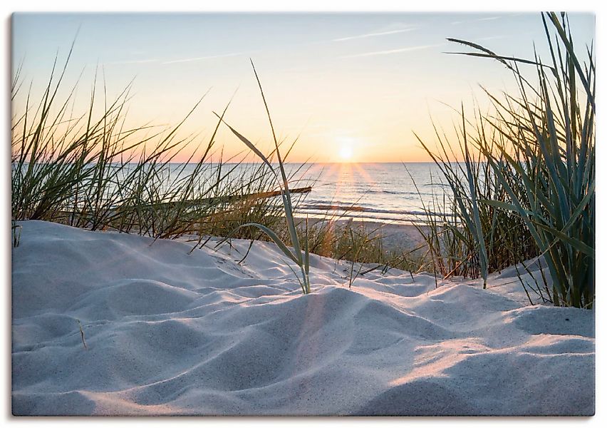 Artland Wandbild "Ostseestrand" Strand 1 Stk. tlg. als Alubild, Outdoorbild günstig online kaufen