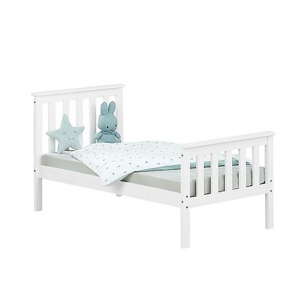 Homestyle4u Holzbett 90/140x200 70x140 Doppelbett Jugendbett Juniorbett Wei günstig online kaufen