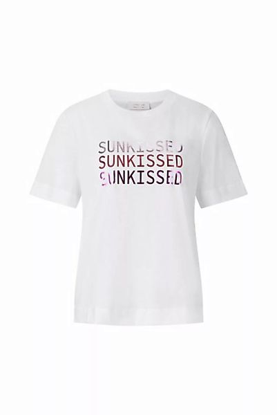 Rich & Royal T-Shirt easy T-Shirt Sunkissed print organi, white günstig online kaufen