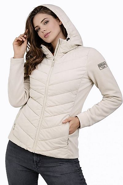 SUBLEVEL Steppjacke Damen Hybrid Jacke Leichte Übergangsjacke Kapuzenjacke günstig online kaufen