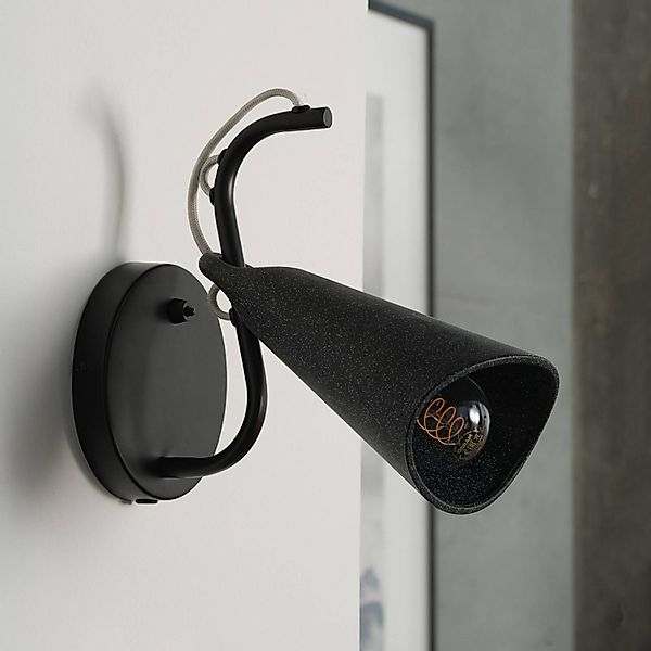 OSRAM Wandleuchte Decor Bell, schwarz, Stahl, E27 günstig online kaufen