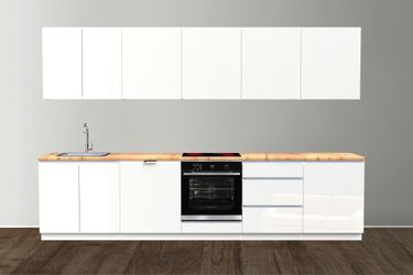 OMILI Küchenzeile OMEGA Grifflose (Breite 320cm), günstig online kaufen