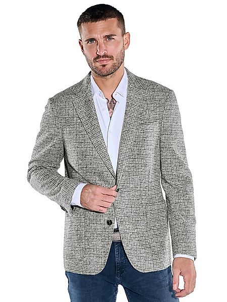 emilio adani Sakko Herren Sakko gemustert, Silbergrau günstig online kaufen