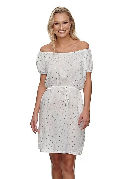 Ragwear Damen Kleid MARGITT 2111-20033 White 7000 Weiß günstig online kaufen