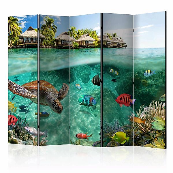 5-teiliges Paravent - Under The Surface Of Water Ii [room Dividers] günstig online kaufen