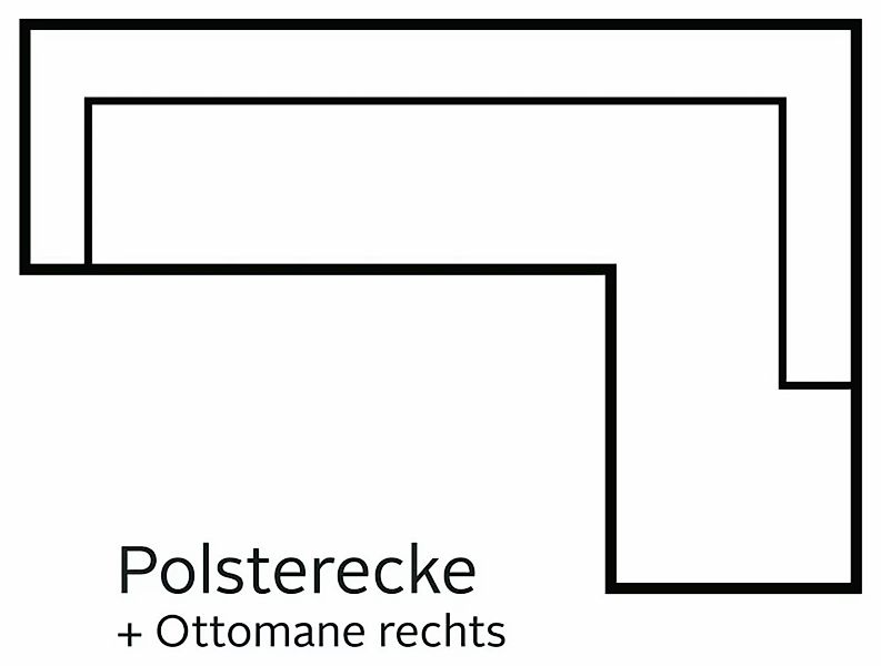 Trends by HG Ecksofa »Pool L-Form«, wahlweise mit Bettfunktion, frei im Rau günstig online kaufen