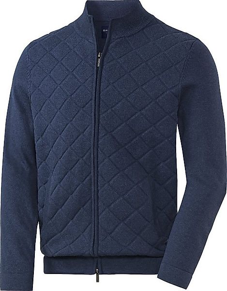 Brühl Rautenstrickjacke hautsympathisch dank reiner Baumwolle günstig online kaufen