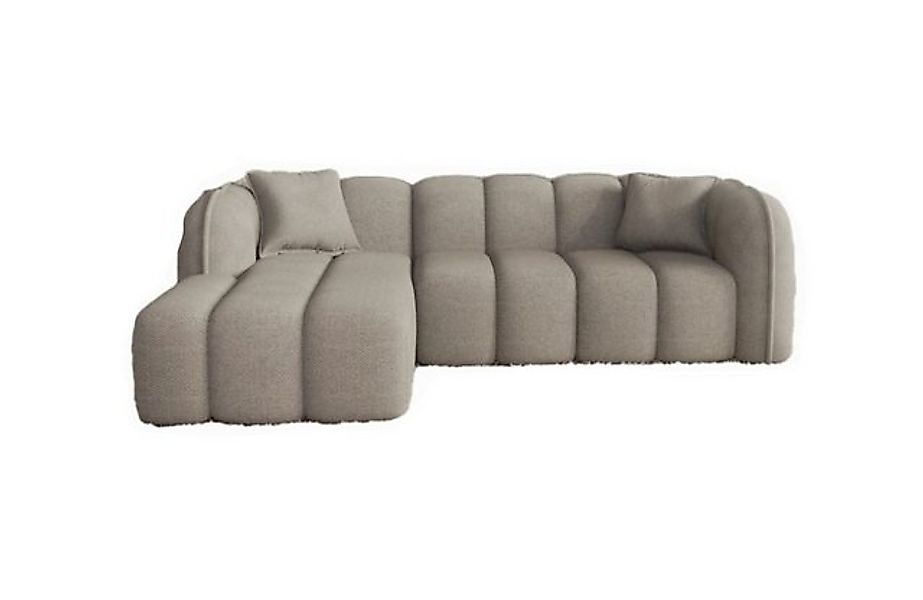 Sofa Dreams Polsterecke Miramar L Form kurz 4-Sitzer, 3 verschiedene Stoffb günstig online kaufen