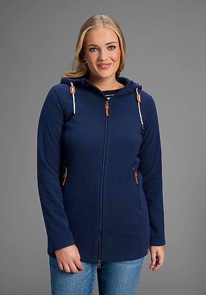 KangaROOS Fleecejacke, mit Kapuze, Große Größen, Übergangsjacke günstig online kaufen