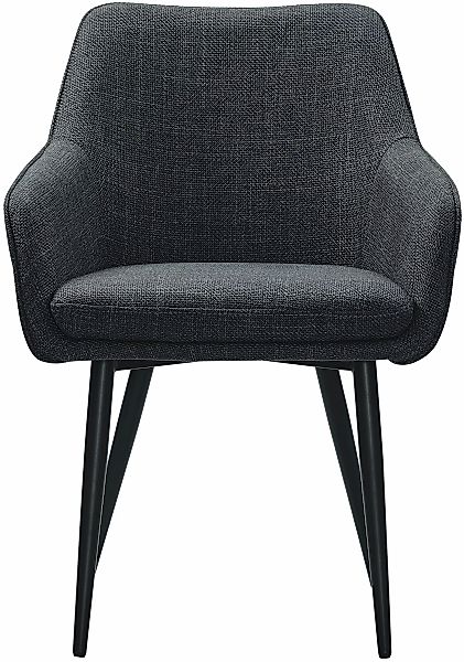 SalesFever Esszimmerstuhl "Boston", Strukturstoff, Diamantsteppung auf der günstig online kaufen