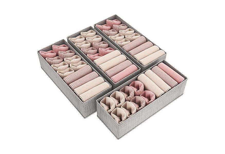 Lifewit Aufbewahrungsdose Double Organizer für Kommode, Kleiderschrank Orga günstig online kaufen