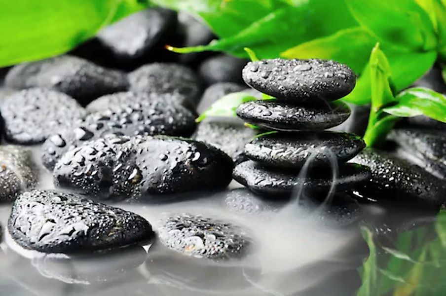 Papermoon Fototapete »Zen Basalt Stones« günstig online kaufen