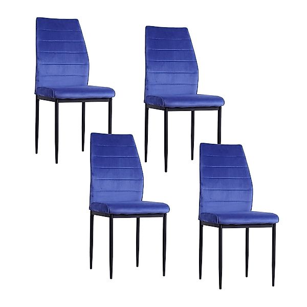 HTI-Living Esszimmerstuhl Stuhl Madison Velvet 4er-Set günstig online kaufen