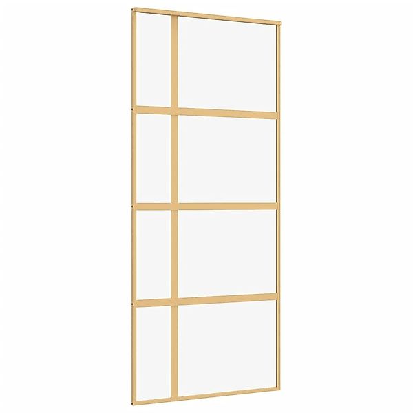 vidaXL Haustür Schiebetür Golden 90x205 cm günstig online kaufen