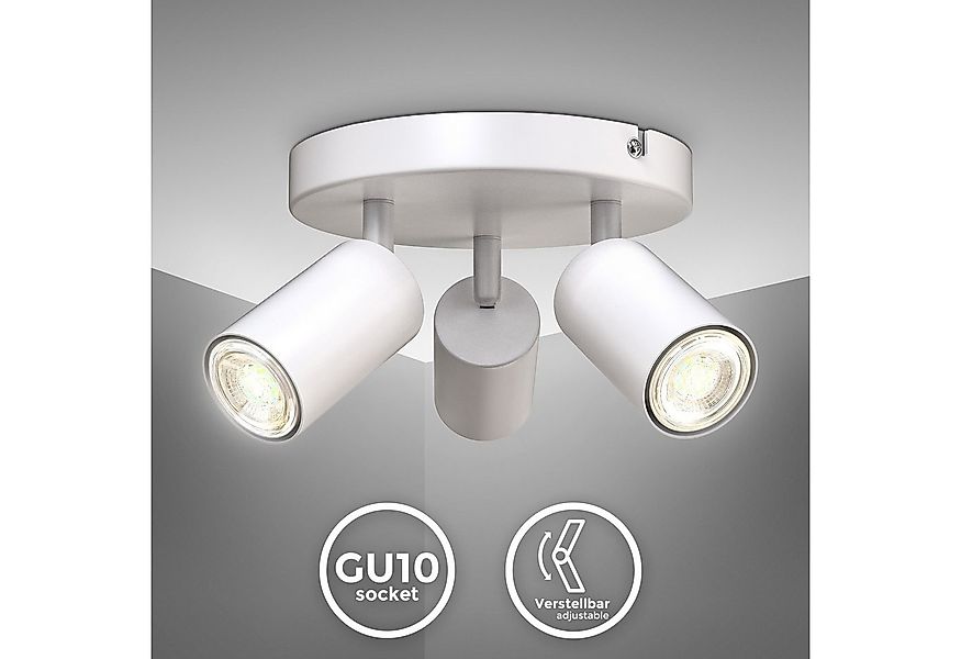 B.K.Licht Deckenleuchte LED Deckenlampe Wandleuchte Wohnzimmer, ohne Leucht günstig online kaufen