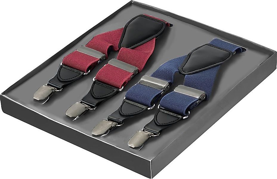 Franco Bettoni Hosenträger (Packung, 2er Pack) mit edlen Leder-Elementen günstig online kaufen