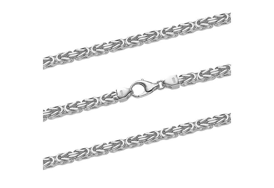 HOPLO Königskette Silberkette Königskette Länge 23cm - Breite 4,0mm - 925 S günstig online kaufen
