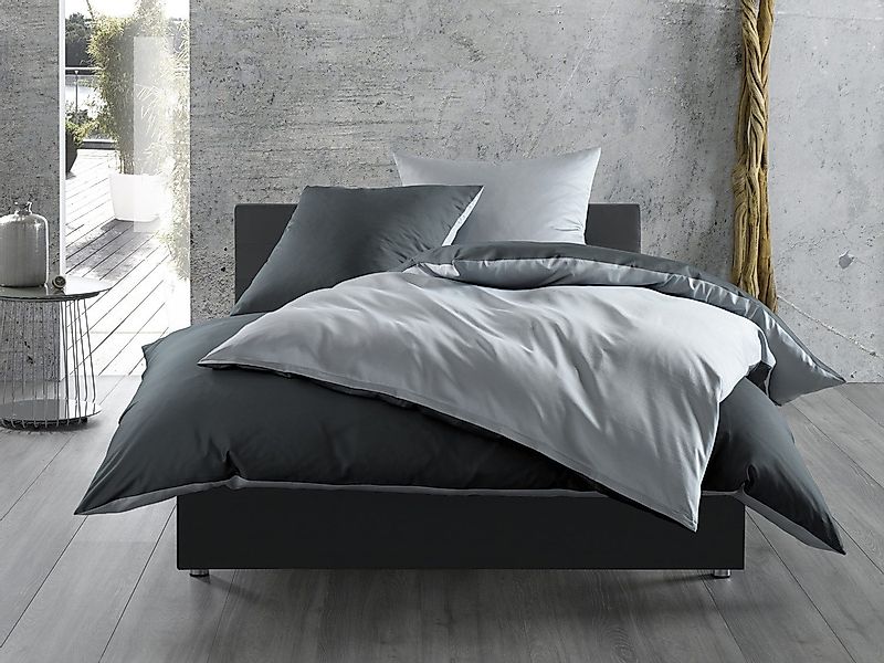 BETTWAESCHE-MIT-STIL Bettwäsche Mako Satin Wendebettwäsche, Mako-Satin, günstig online kaufen