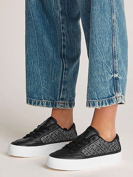 Tommy Hilfiger VULC LEATHER SNEAKER MONOGRAM günstig online kaufen