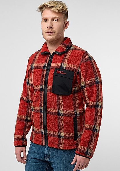 Jack Wolfskin Fleecejacke FELSLICHT CHECK JKT günstig online kaufen