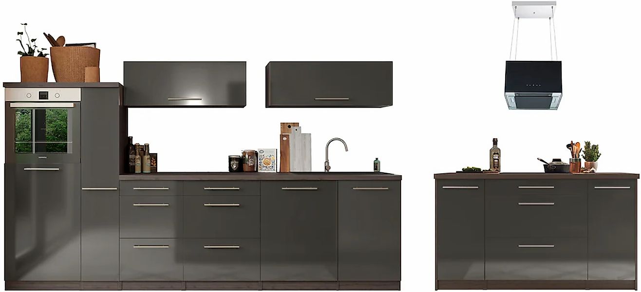 RESPEKTA Küche "Amanda" Breite 280/160 cm, mit Soft-Close, exklusiver Konfi günstig online kaufen