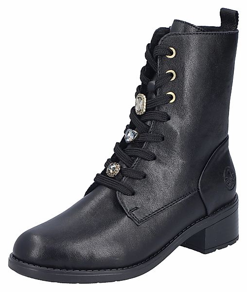 Rieker Winterstiefelette, Schnürstiefelette, Boots, Blockabsatz, mit Schmuc günstig online kaufen