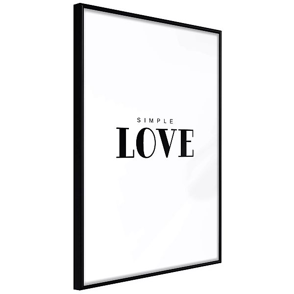 Poster - Simple Love günstig online kaufen