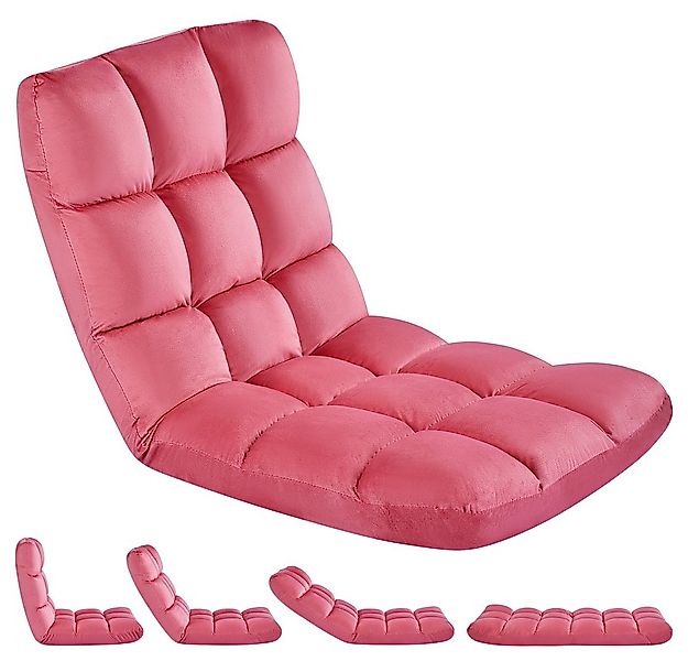 Yaheetech Relaxsessel mit Verstellbarer Lehne, Bodensessel Faltbar, Lazy So günstig online kaufen