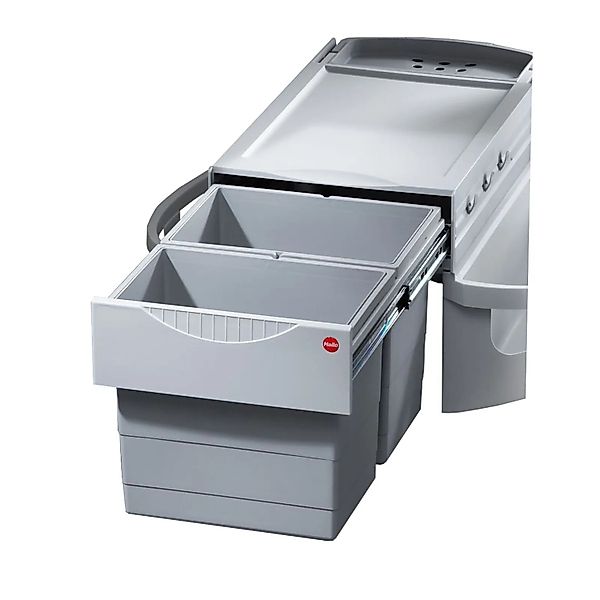 HAILO Abfallsammler Mülleimer Rondo 2x 18L Multifunktionseimer 12L Hailo 36 günstig online kaufen