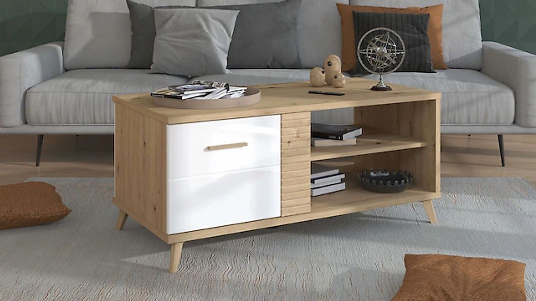 INOSIGN Couchtisch »Bretagna 120 cm, rechteckig, in zeitloser Design«, mit günstig online kaufen