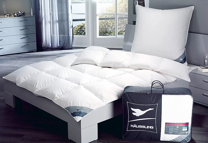 Haeussling Daunenbettdecke "Königstraum - First Class" extrawarm Füllung 90 günstig online kaufen