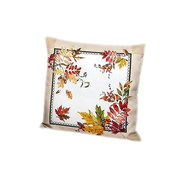 texpot Kissenhülle Kissenhülle 40x40 cm mit Druckmotiv Herbstblätter, (1 St günstig online kaufen