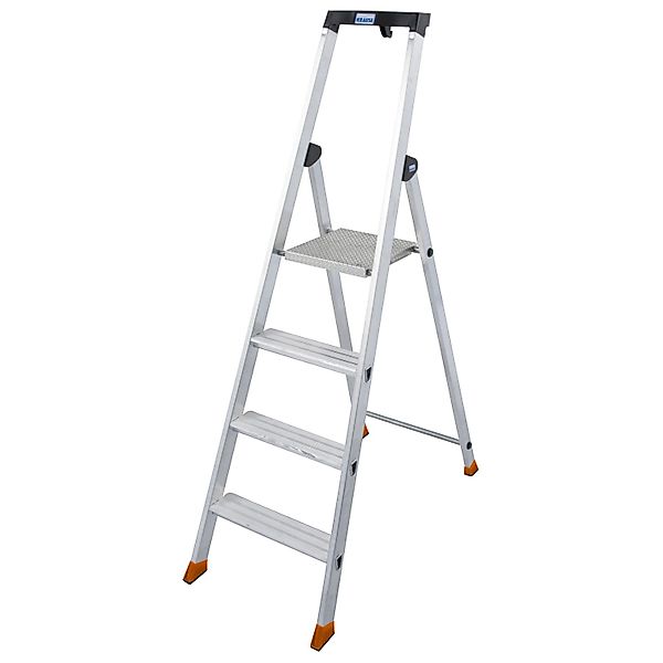 Krause Stehleiter Solido 4 Stufen 145 cm x 46 cm x 88 cm günstig online kaufen