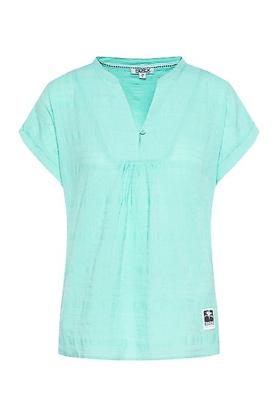 SOCCX Schlupfbluse, im Turn-Up-Look günstig online kaufen