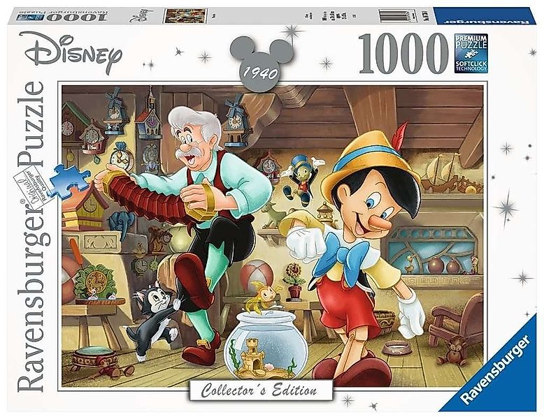 Ravensburger Puzzle Disney Pinocchio 1000T Puzzle günstig online kaufen