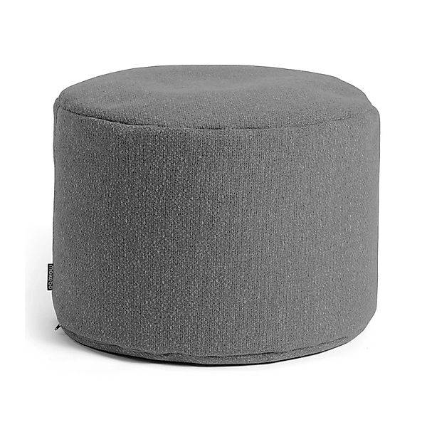 mokebo Pouf Hocker o Sitzhocker Der Ruhepouf Sitzpouf aus stoff in Grau günstig online kaufen