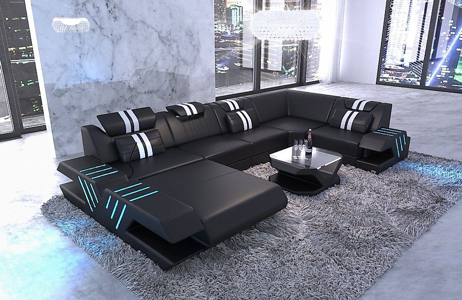 Sofa Dreams Wohnlandschaft Ledercouch Sofa Leder günstig online kaufen