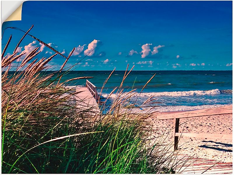 Artland Wandbild "Ostsee Impression Heiligenhafen", Strand, (1 St.), als Al günstig online kaufen