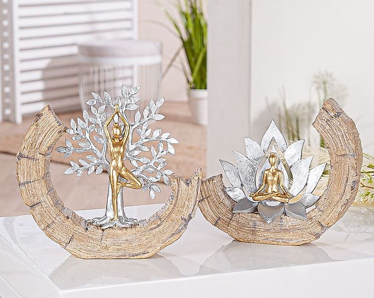 GILDE Skulptur Yoga Skulpturen Set Namaste günstig online kaufen