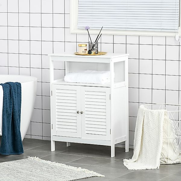 kleankin Badschrank Badmöbel Badezimmerschrank Nachtschrank Küchenschrank M günstig online kaufen