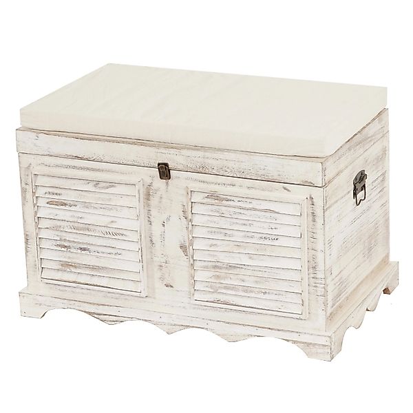 MCW Holztruhe H356 Weiß günstig online kaufen