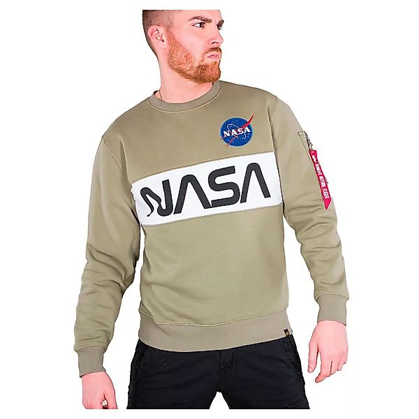 Alpha Industries Nasa Inlay Sweatshirt 2XL Olive günstig online kaufen