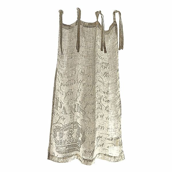 Mirabeau Scheibengardine Scheibengardine Fleurissant leinen/grau günstig online kaufen