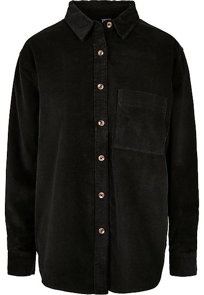 URBAN CLASSICS Langarmhemd Urban Classics Damen Ladies Corduroy Oversized S günstig online kaufen
