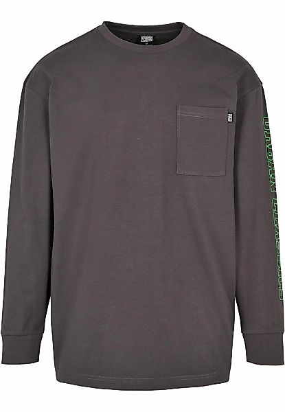 URBAN CLASSICS Longsleeve "Urban Classics Herren Neon Logo Boxy Pocket LS", günstig online kaufen