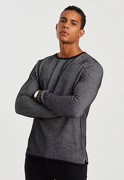 Leif Nelson Strickpullover Strickpullover Feinstrick günstig online kaufen