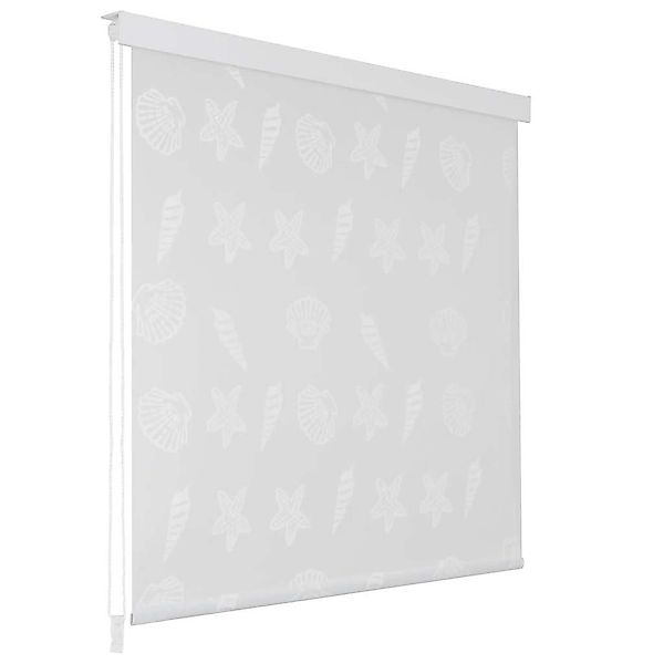 vidaXL Duschrollo, Duschrollo 160x240 cm Seesternmuster günstig online kaufen