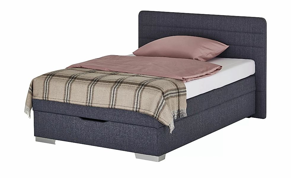 Boxspringbett mit Bettkasten Hackney ¦ blau ¦ Maße (cm): B: 141 H: 109 Bett günstig online kaufen