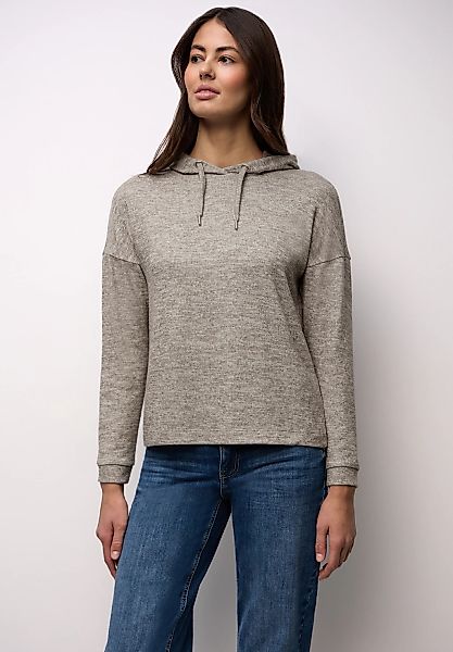 STREET ONE Langarmshirt im Melange Look günstig online kaufen